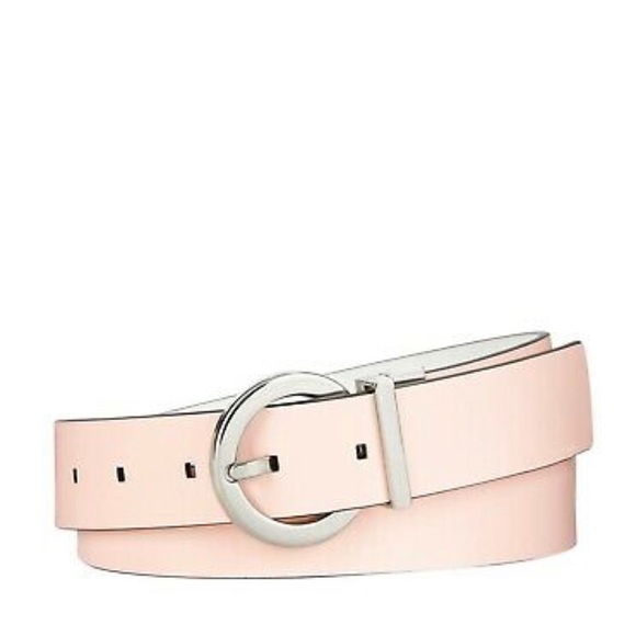 Calvin Klein Accessories - CALVIN KLEIN 1 3/8" SIL REV W/ CK